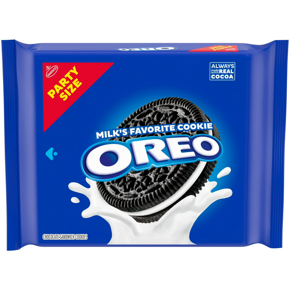 OREO Chocolate Sandwich Cookies, Party Size, 24.16 oz @