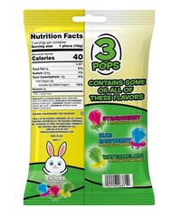 1.0oz/3ct Bag RING POP Easter Candy Lollipops Strawberry +Raspberry +Watermelon