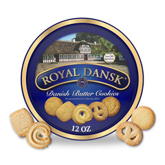 Royal Dansk Danish Cookie Selection, No Preservatives or Coloring, 12oz(4 Pack)