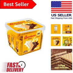 Bauducco 28.2oz Chocolate & Vanilla Wafer Cookies – Individual Snack Delight
