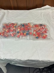 Gummi Body Parts Gummy Candy Halloween Fall Autumn candy 3 Packages Lot
