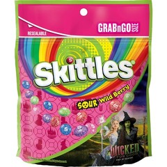 Skittles Sour WICKED Candy Wild Berry Chewy 7.2 oz Grab N Go 1 LIMITED JUL 2026
