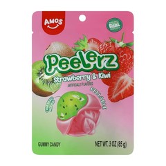 AMOS Peelerz Strawberry Kiwi Candy 3 oz. – Viral TikTok – Trending – LIMITED