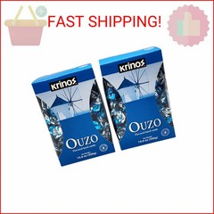 Krinos Ouzo Candy – Greek Favorite – Licorice Flavored Treat – Delicious Hard Ca