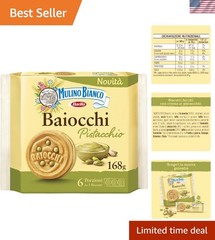 Indulge in 168g Pistachio Cream Filled Biscuits – Authentic Italian Delight