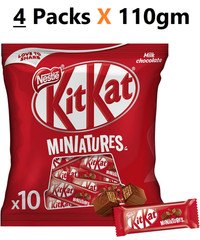 KitKat Miniatures Chocolate ( 4 Packs X 110gm)