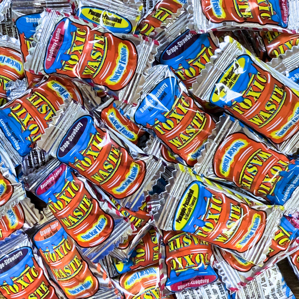 Toxic Waste Nuclear Fusion Sour Candy 1 lb Bulk Wrapped SHIPS FREE