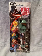 NEW COLLECTIBLE Candy Pop Ups! Lollipop Star Wars Boba Fett Chupa Chups