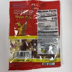 Haribo Happy Cola Flavor Sharing Size Gummies 4oz 3 Bags New Sealed