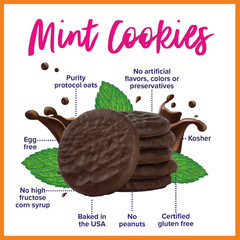 Mint Cookies – Gluten-Free, Peanut-Free, No High Fructose Corn Syrup, 7 Oz