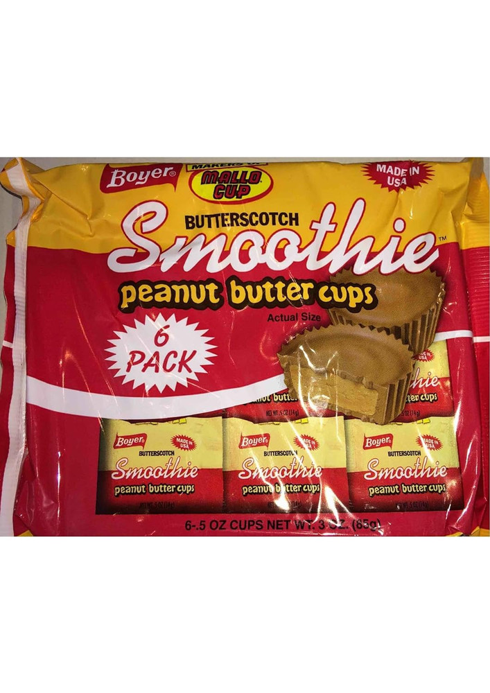 Candy Co. Butterscotch Smoothie Peanut Butter Cups (6 Ct 0.5 Oz Cups)