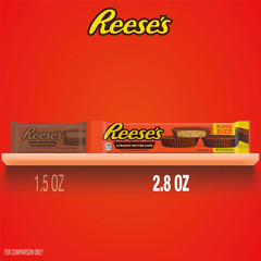 Milk Chocolate King Size Peanut Butter Cups, Candy Packs, 2.8 Oz (24 Count)