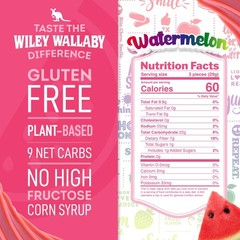 Watermelon Licorice Twists, Low Sugar, GlutenFree, Soft & Chewy, 3 Pack