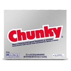 Milk Chocolate with Peanuts Raisins Candy Bars 24 Pack 33.6 Oz Bulk