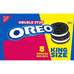 OREO Double Stuf Chocolate Sandwich Cookies, King Size, 12 pack (8 Cookie/pack)