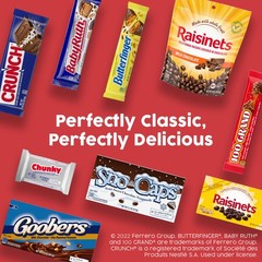 Milk Chocolate with Peanuts Raisins Candy Bars 24 Pack 33.6 Oz Bulk