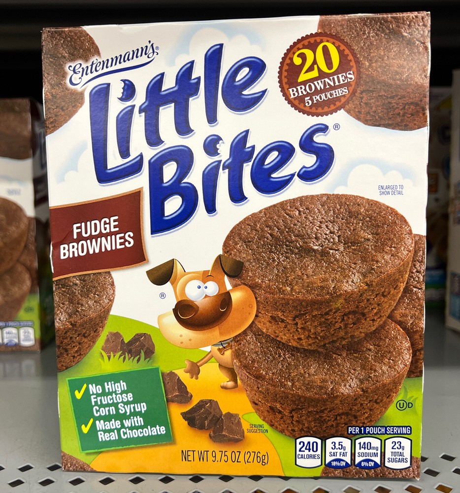 Entenmann’s Little Bites Fudge Brownies 9.75 oz Entenmanns