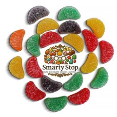 Smarty Stop Assorted Slice Wedges Candy (2 2 Pound (Pack of 1), Orange,Lime