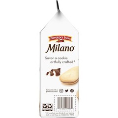 Pepperidge Farm Milano Milk Chocolate Cookies, 6 6 Ounce (Pack of 2), brown