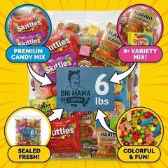 Mix Candy Variety Pack 6 lbs – Bulk Candy Individually Wrapped – Assorted Can…