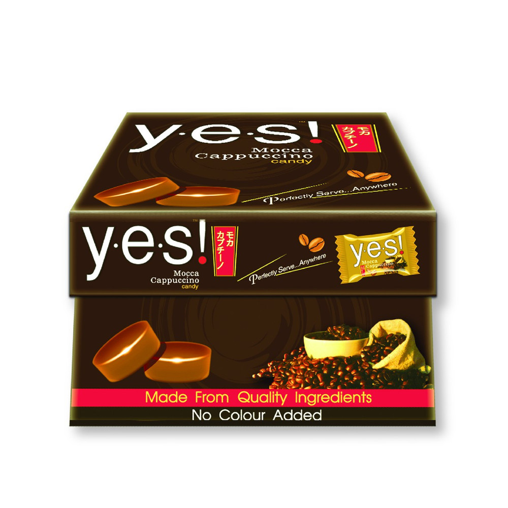 Yes! Mocca Cappucino flavor candy 79.2g/box No Color Added