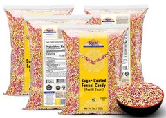 Rani Sugar Coated Fennel Candy 7oz 200g (Pack of 4, 28oz/800g total)