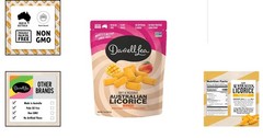 Soft & Chewy Mango Licorice – Non-GMO, Plant-Based Candy – 7 Oz Pack