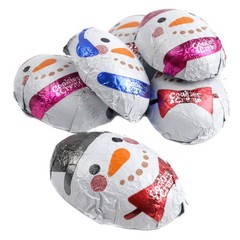 PALMER-SNOWMEN COOKIE-CREME WRAPPED Creamy MILK chocolate BULK BAG, VALUE PRICE
