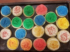 Fresh Homemade Cream Cheese Butter Cookies w/Homemade Buttercream Frosting-2 Doz