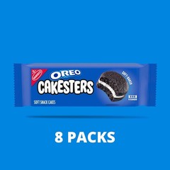 OREO Cakesters Soft Snack Cakes, 8-3.03 oz Snack Packs
