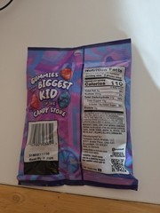 Shaquille O’Neal’s SHAQ-A-LICIOUS XL Shaq Head Gummy 6.2 oz Best By 05/2026