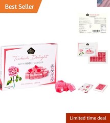 Delicious Turkish Delight with Rose Flavor – 230g Gourmet Gift Box, 40 Pcs