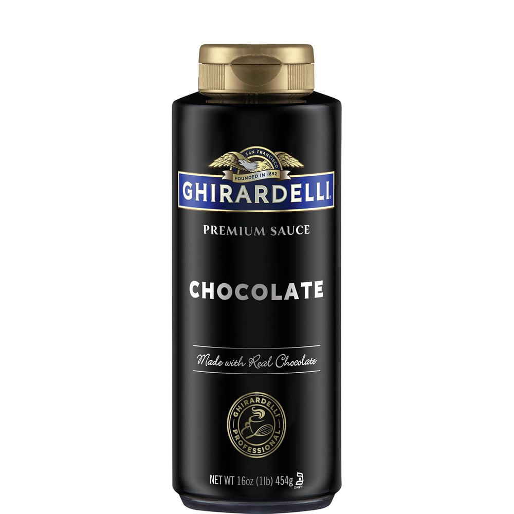Ghirardelli Premium Sauce Net Wt 5 Lb, 7.3 Oz, Chocolate, 87.3 Oz