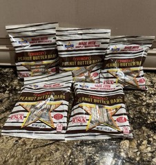 5 BagsAtkinson’s Crunchy Peanut Butter Bars 3oz Bag Gluten Cholesterol Free Keto