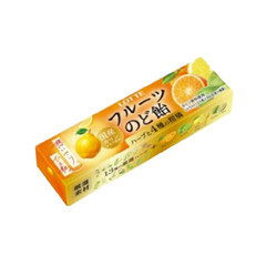 Japan Throat Drops Lotte Fruit Throat Candy Stick type 11 Pieces × 10 bags