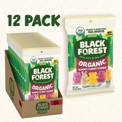 Black Forest Organic Gummy Forest Friends Candy, Made with Real Fruit Juice, …