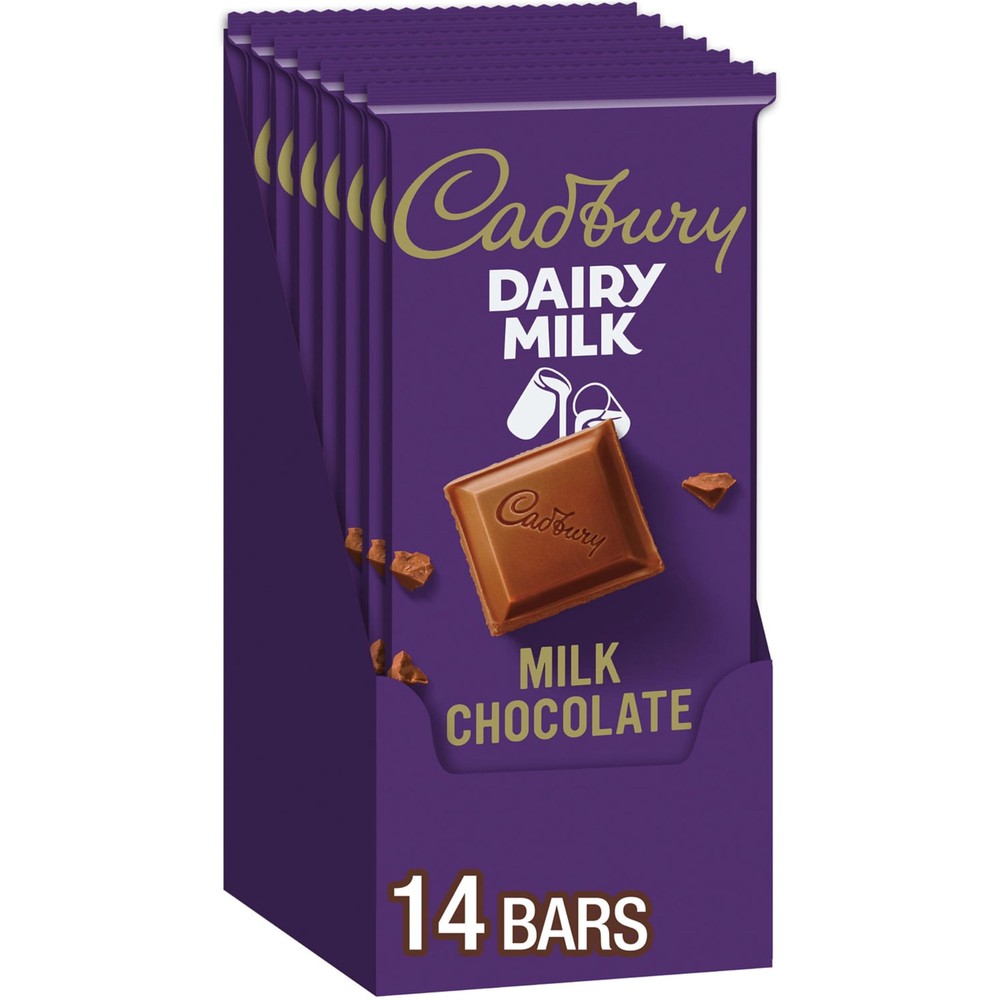 CADBURY DAIRY MILK Milk 3.5 Ounce (Pack of 14), 14)