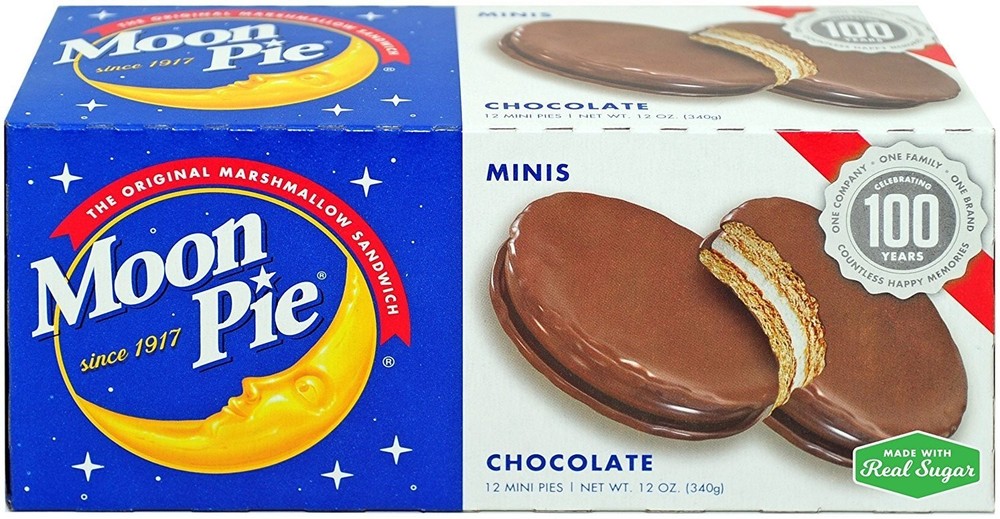 MoonPie Mini Chocolate Mint Marshmallow Cookie Sandwich – 12 Count