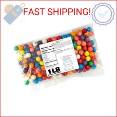 Gumballs for Gumball Machine, 0.5 Inch Mini Gumballs, Approx. 280 Pieces, 1lb Bu