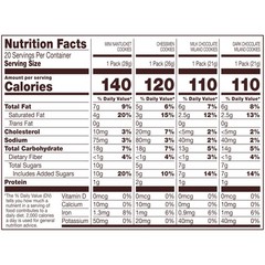 Cookies Variety Pack, 20 Snack Packs – Assorted Flavors for Parties & Gifts