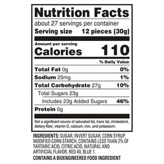 Soft & Chewy Red, White & Blue Gummy Candy – SOUR PATCH KIDS, 1.8 lb Bulk Treats