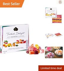 Cerez Pazari 16oz Turkish Delight Gift Box – Gluten-Free, Traditional Treats