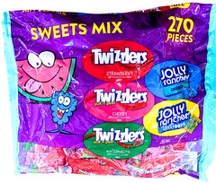 Jolly Rancher & Twizzlers Fruit Flavored Candy Variety Pack 270 Pcs