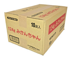 Japan Candy Kawaguchi Seika Mikan-chan Mandarin Orange Candy 124g × 10 bags
