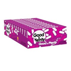 GOOD & PLENTY Licorice Fat Free Candy Boxes Vegetarian 6 oz 12 Count