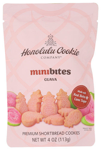 Honolulu Cookie Company Cookie Guava Strawberry 4 Oz (Pack of 8)
