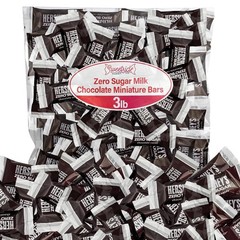 Zero Sugar Milk Chocolate Candy, 3 lb Bulk Bag of Candy – Sugar Free Mini Cho…