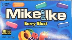 Mike and Ike Berry Blast Flavor Candy Theater Boxe 4.25 Oz