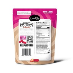 Darrell Lea Strawberry Soft Australian Made Licorice 7oz Bag – NON-GMO, Palm Oil