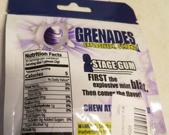 Grenades Gum Super Uber Mint 30 pc Gumballs Per Bag Explosively Strong Gum 10/10